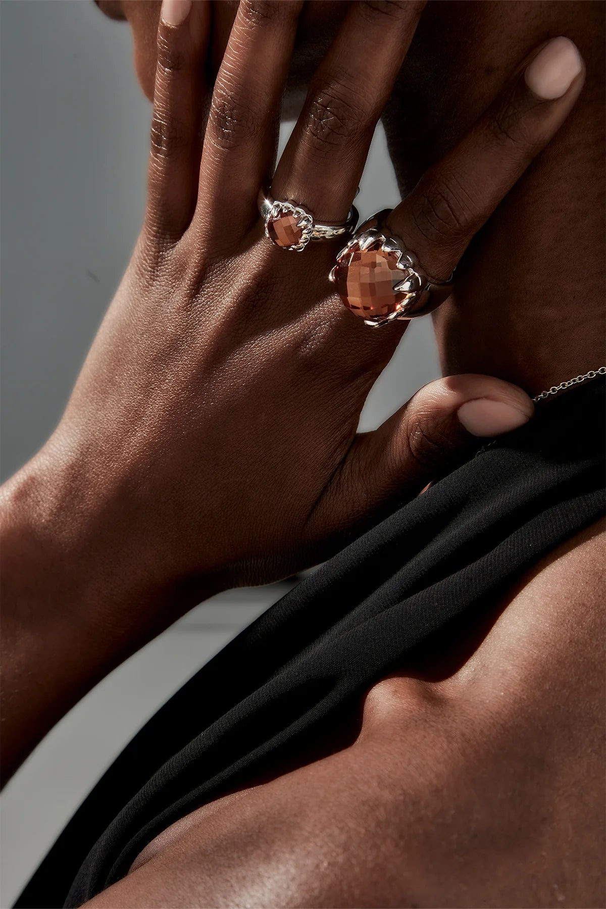 BABY CLAW RING CITRINE