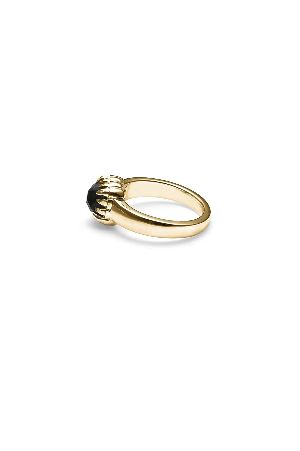 BABY CLAW RING ONYX