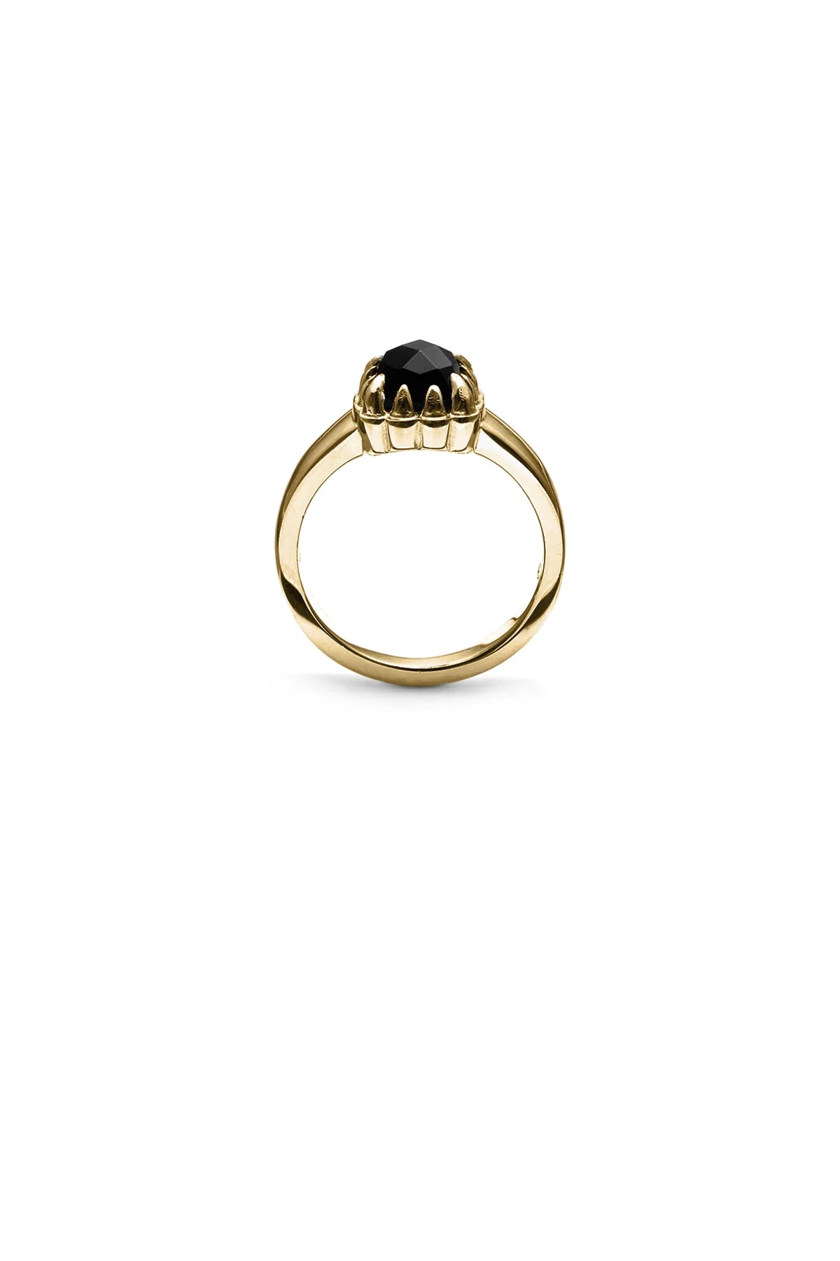 BABY CLAW RING ONYX