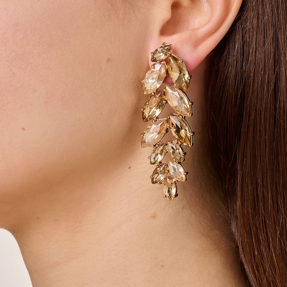 BANYAN SHINY GOLDEN EARRINGS