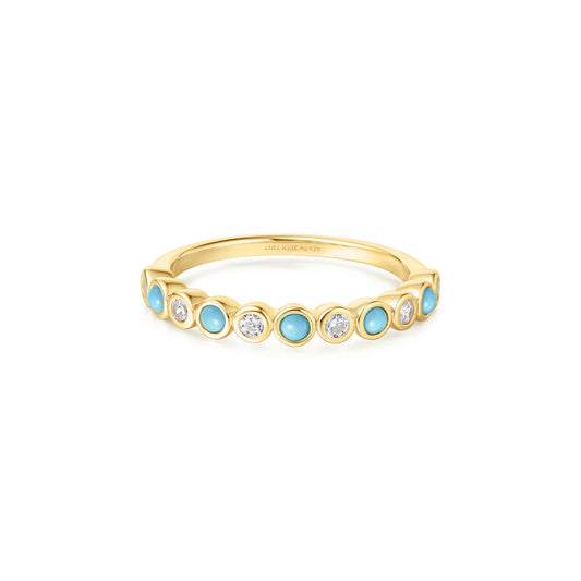 VOYAGER BEZEL TURQUOISE RING