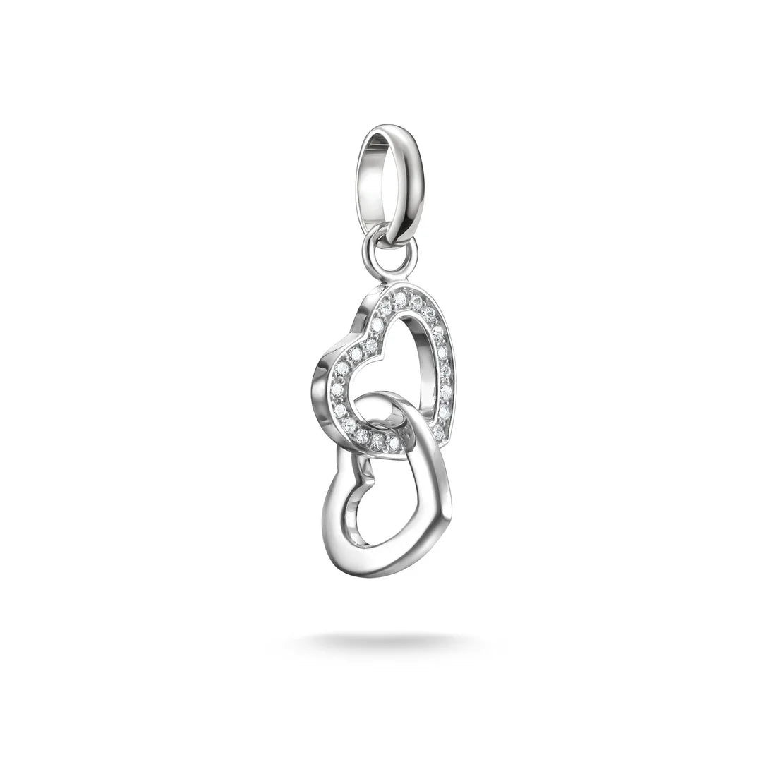 CONNECT INTERTWINED HEARTS CHARM