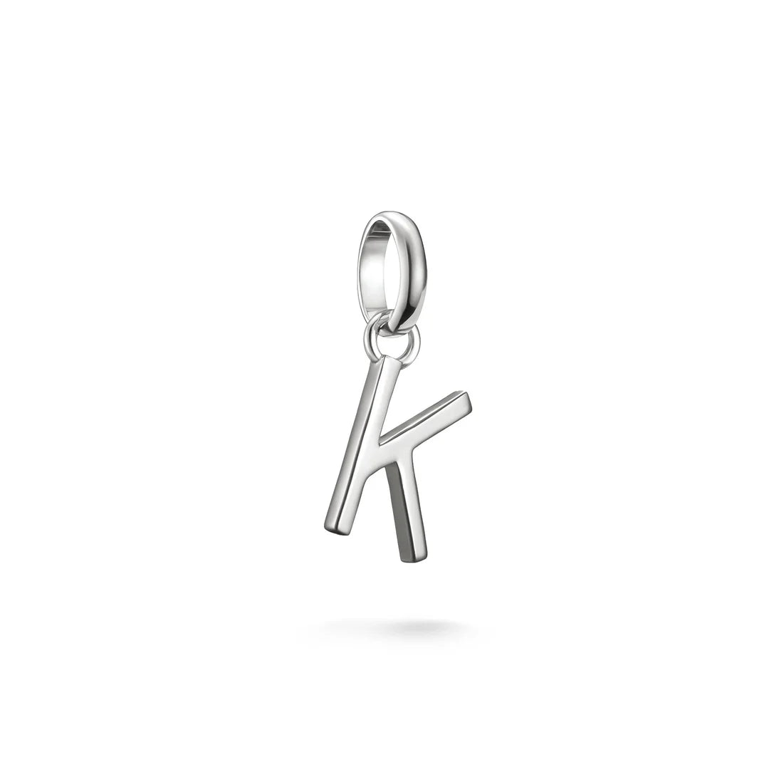 CONNECT LETTER 'K' CHARM