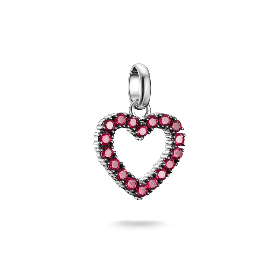 CONNECT RUBY RED HEART CHARM