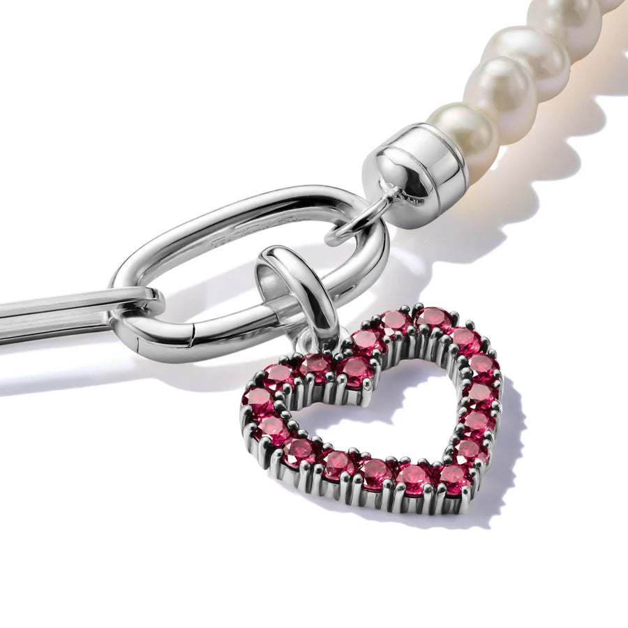 CONNECT RUBY RED HEART CHARM