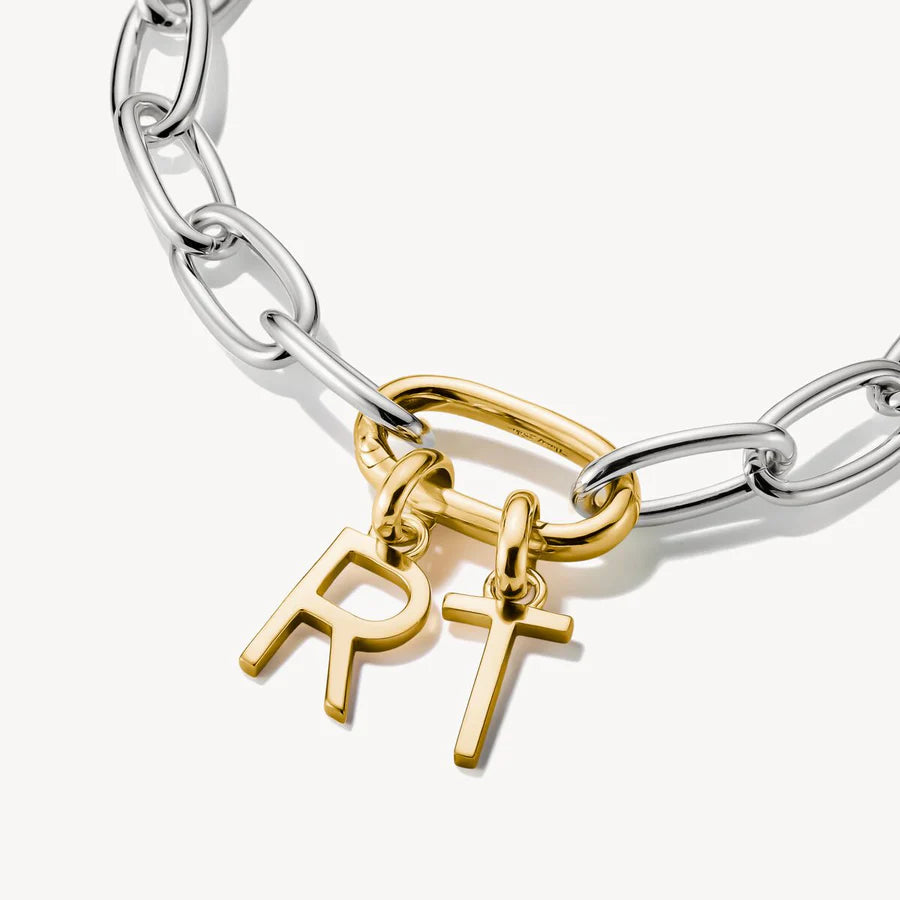 CONNECT LETTER 'T' CHARM