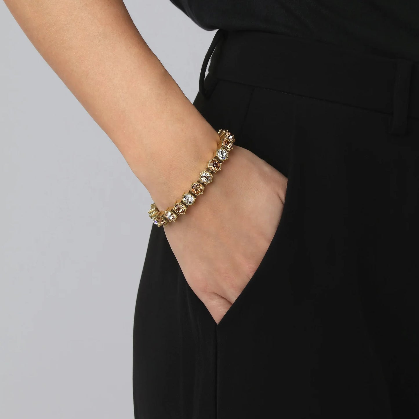 COURAGE SHINY GOLD GOLDEN MIX BRACELET