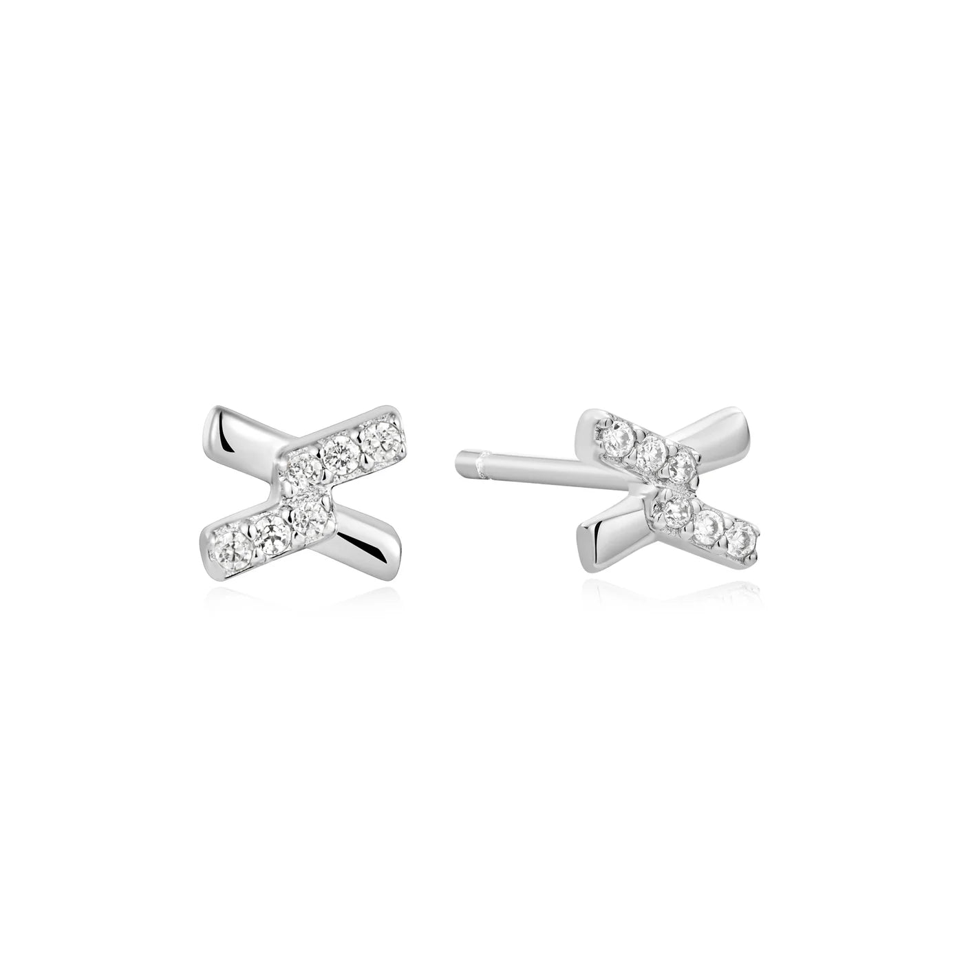 DUSK CROSS CRYSTAL STUDS