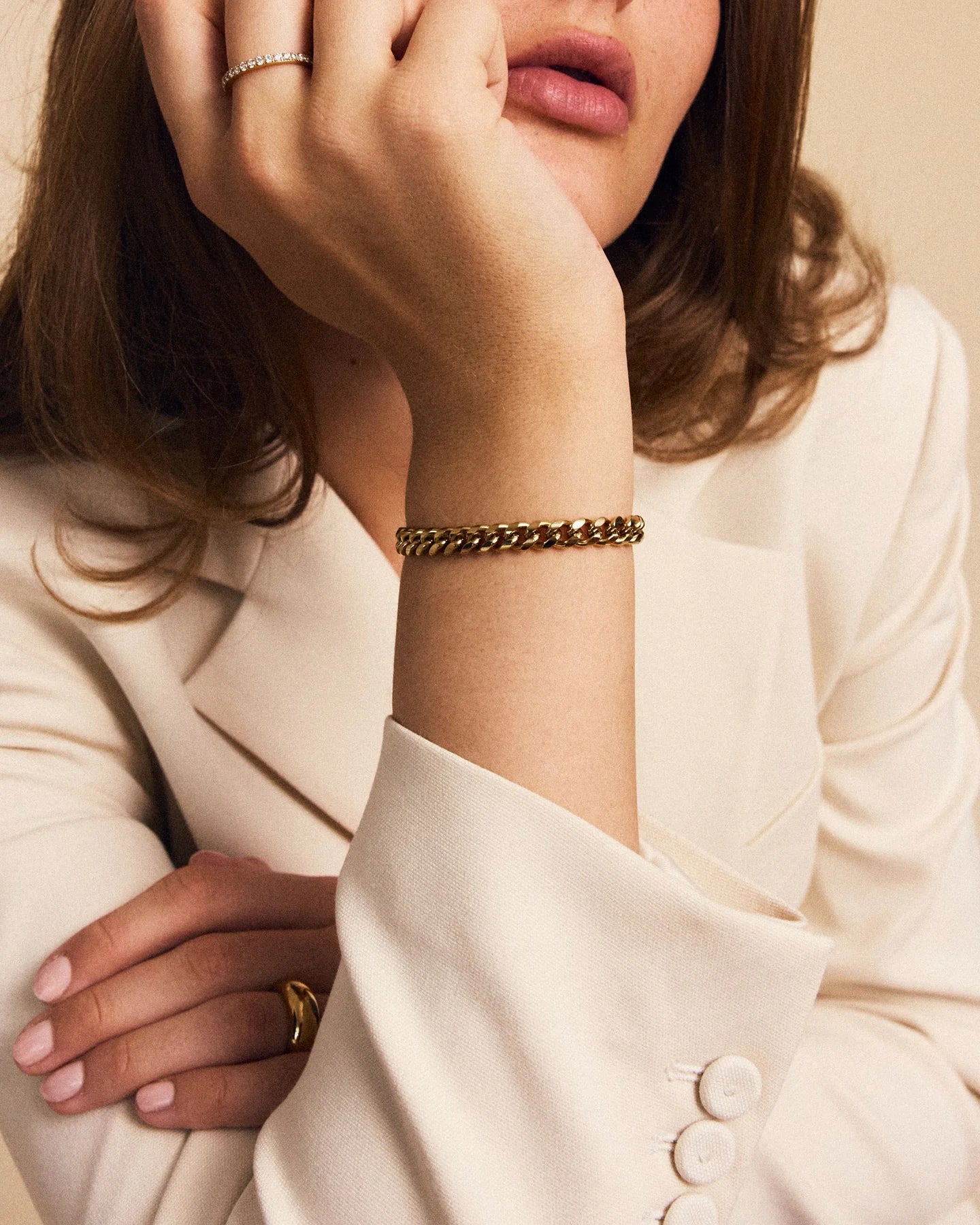 CURB CHAIN BRACELET LARGE