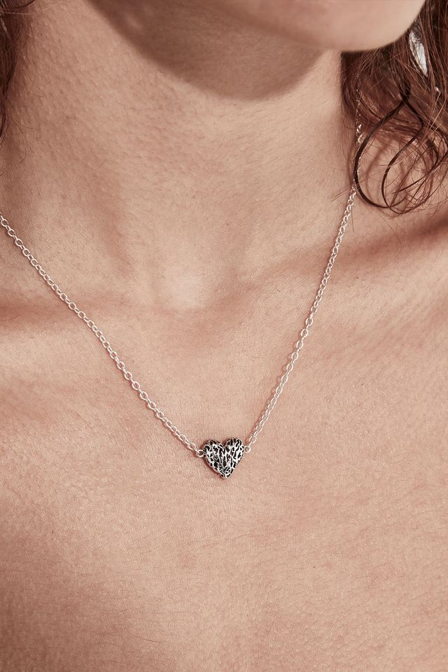 DEATH METAL HEARTS NECKLACE