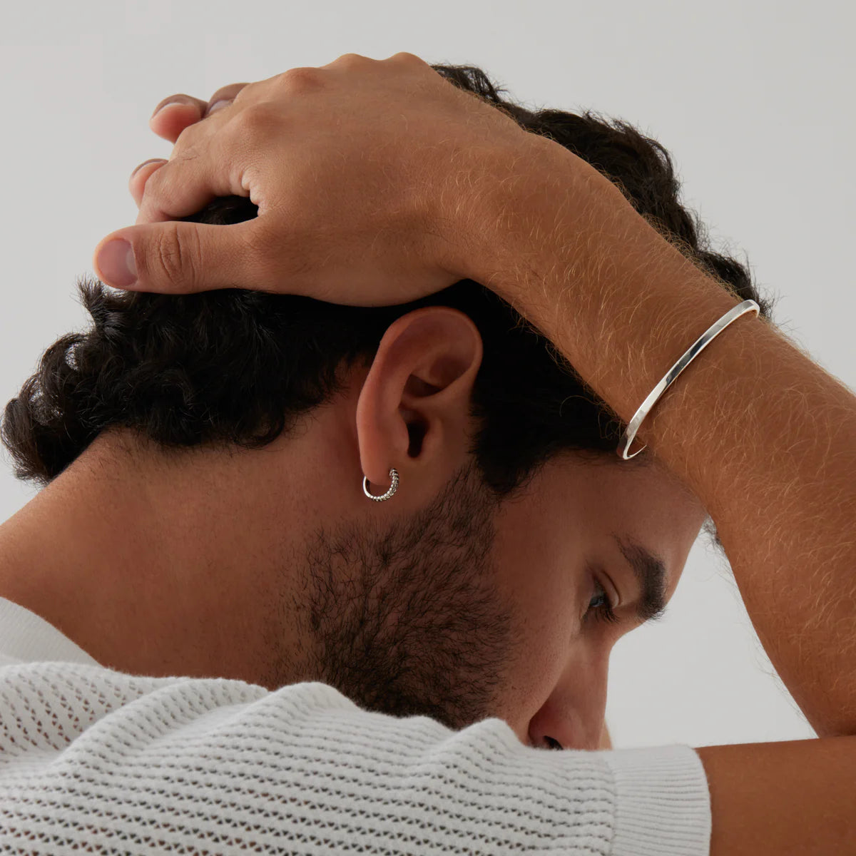 DUALIS MEN'S SINGLE EARRING