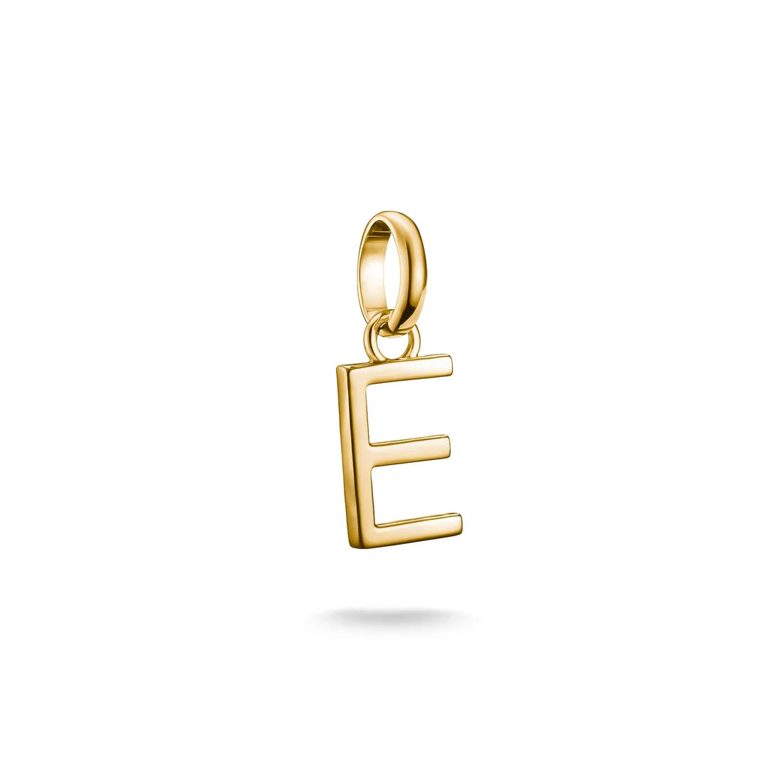 CONNECT LETTER 'E' CHARM
