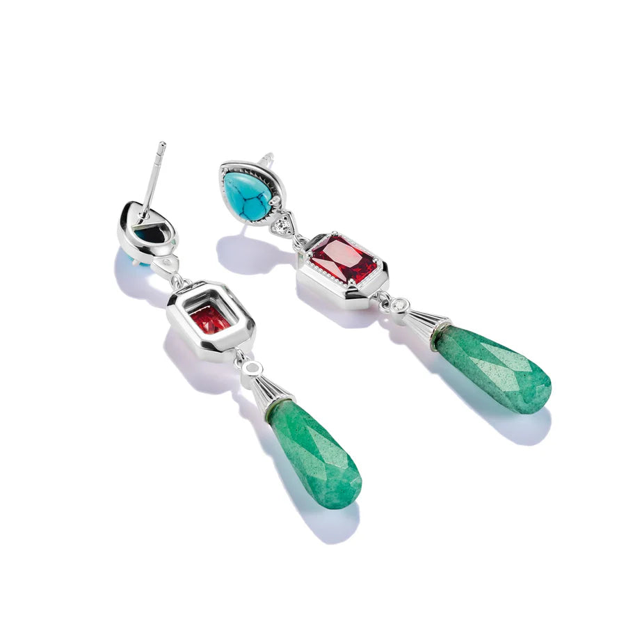 ELYNDRA MULTICOLOURED EARRINGS