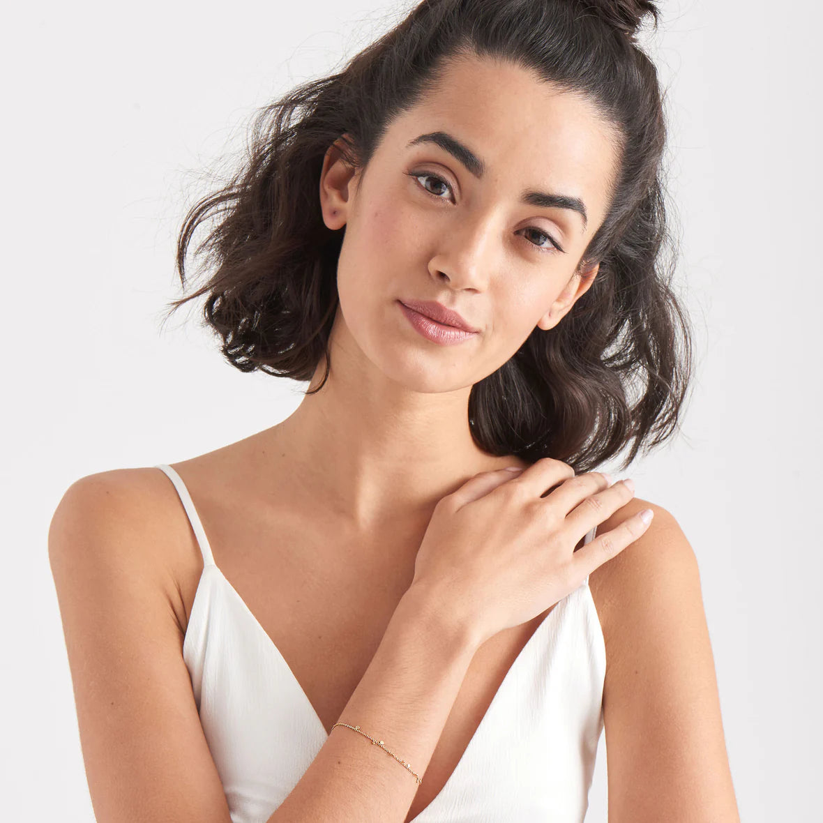 GEOMETRY MIXED DISCS BRACELET