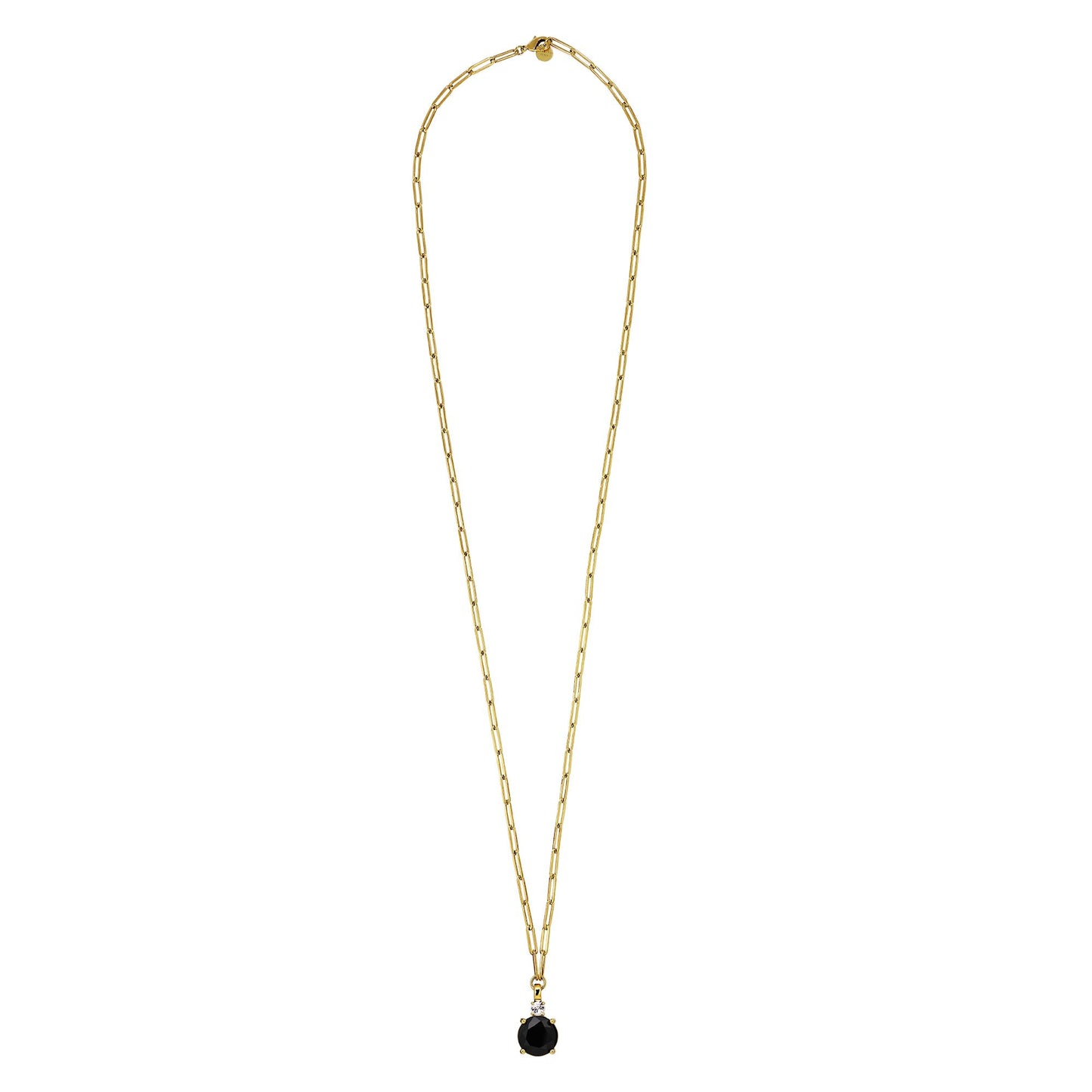 GLORY SHINY GOLD BLACK NECKLACE