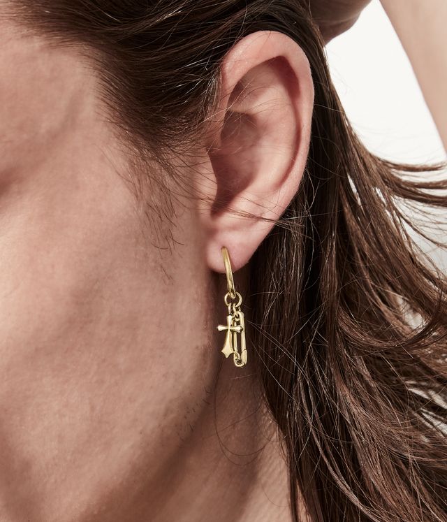 GOTH PIN EARRINGS