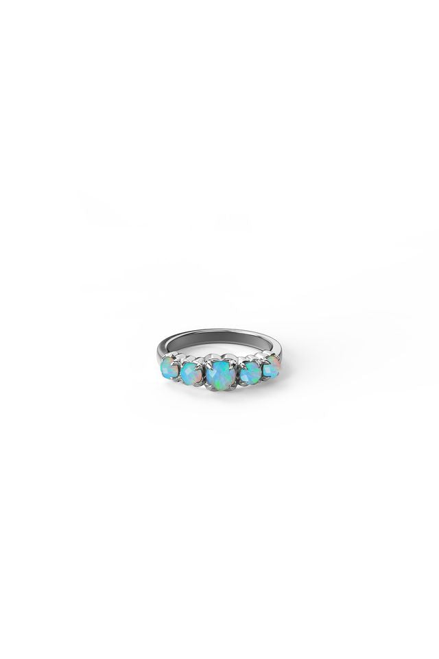HALO CLUSTER RING OPAL
