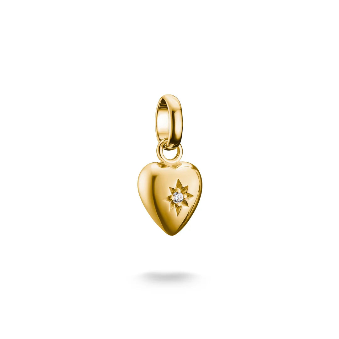 CONNECT HEART WITH STAR CHARM
