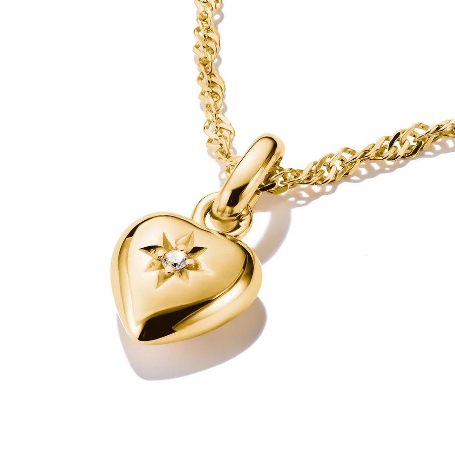 CONNECT HEART WITH STAR CHARM