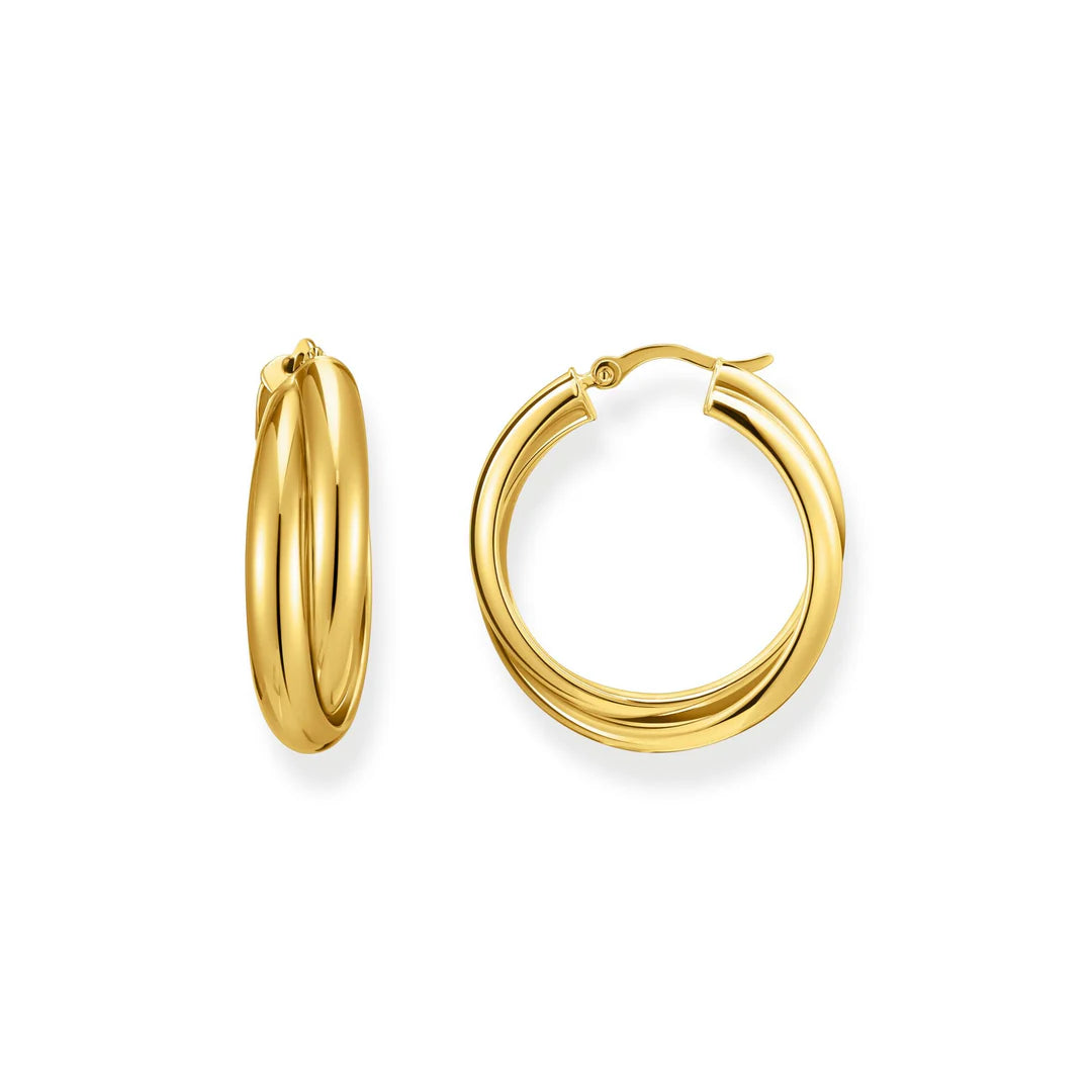 INTERTWINED HOOP EARRINGS