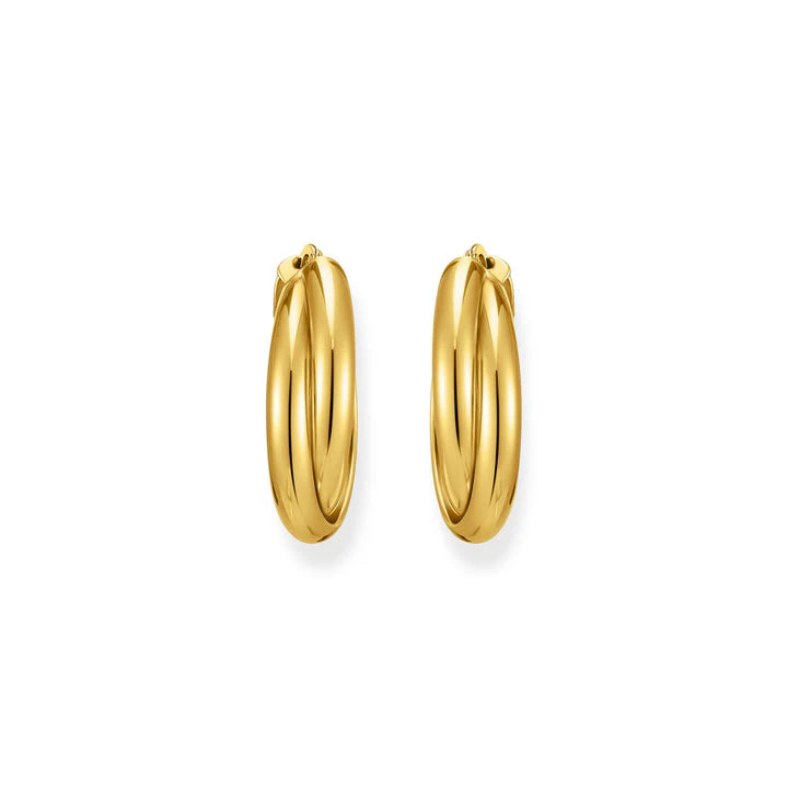 INTERTWINED HOOP EARRINGS