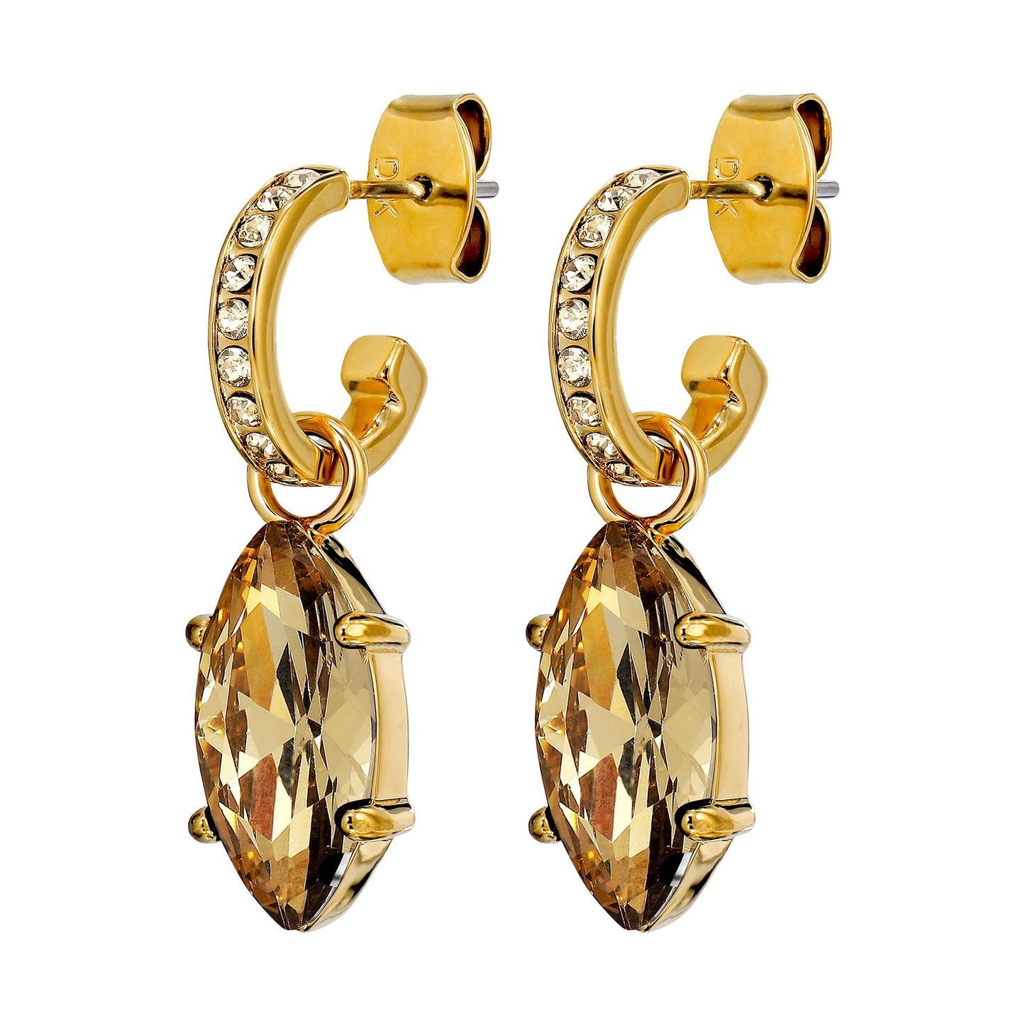 JUNIPE SHINY GOLDEN EARRINGS