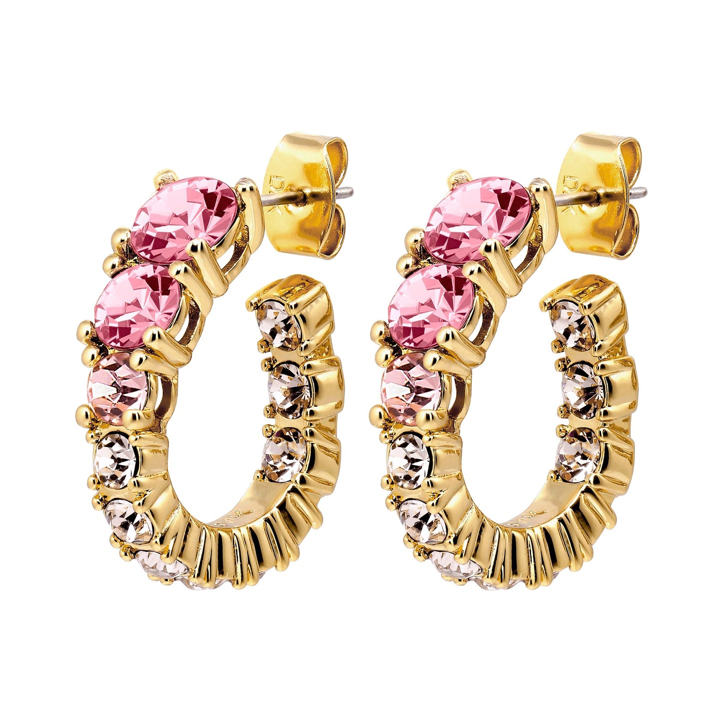 KOLOS SHINY GOLD ROSE EARRINGS