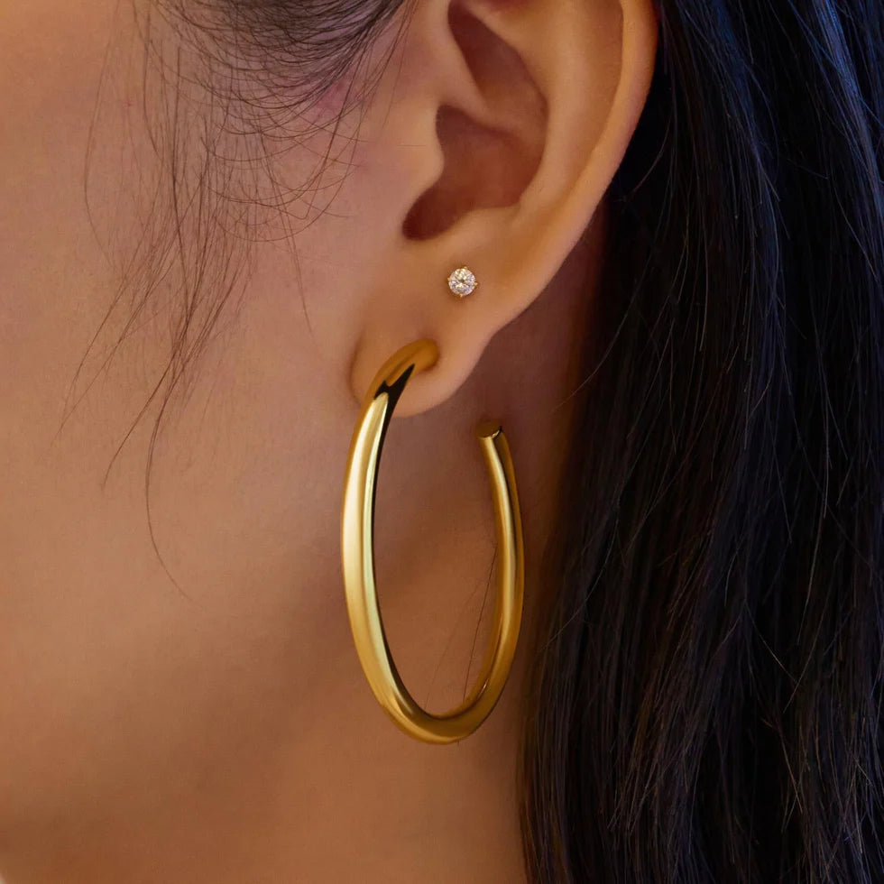 TIDE CLASSIC TUBE LARGE EARRINGS