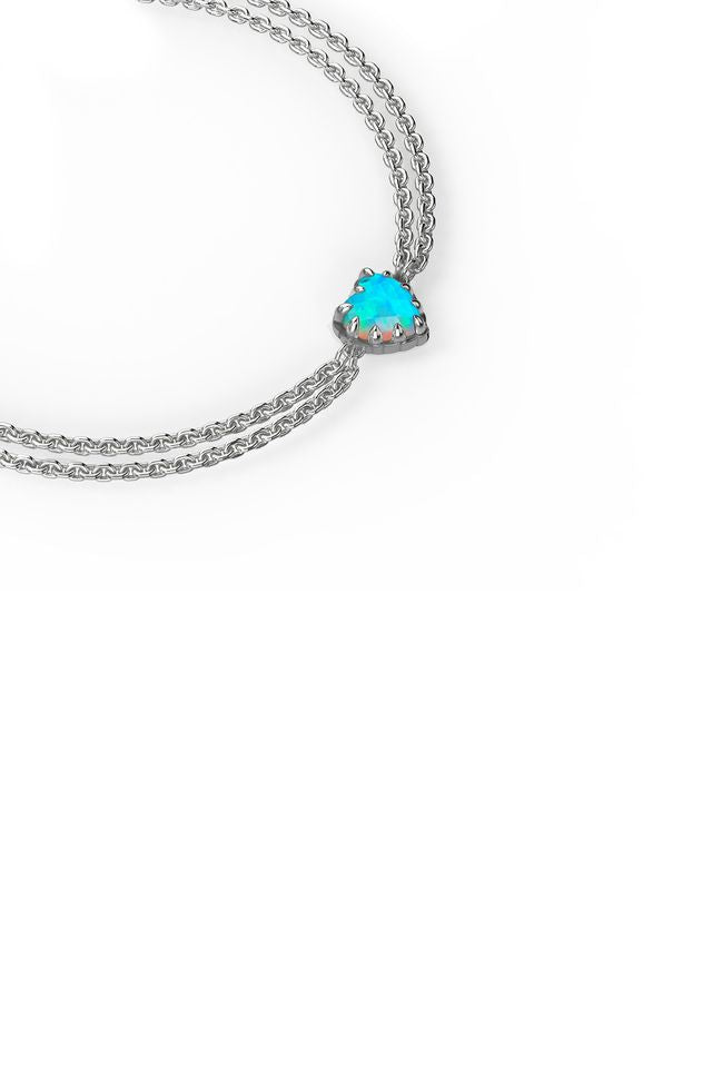 LOVE CLAW BRACELET OPAL