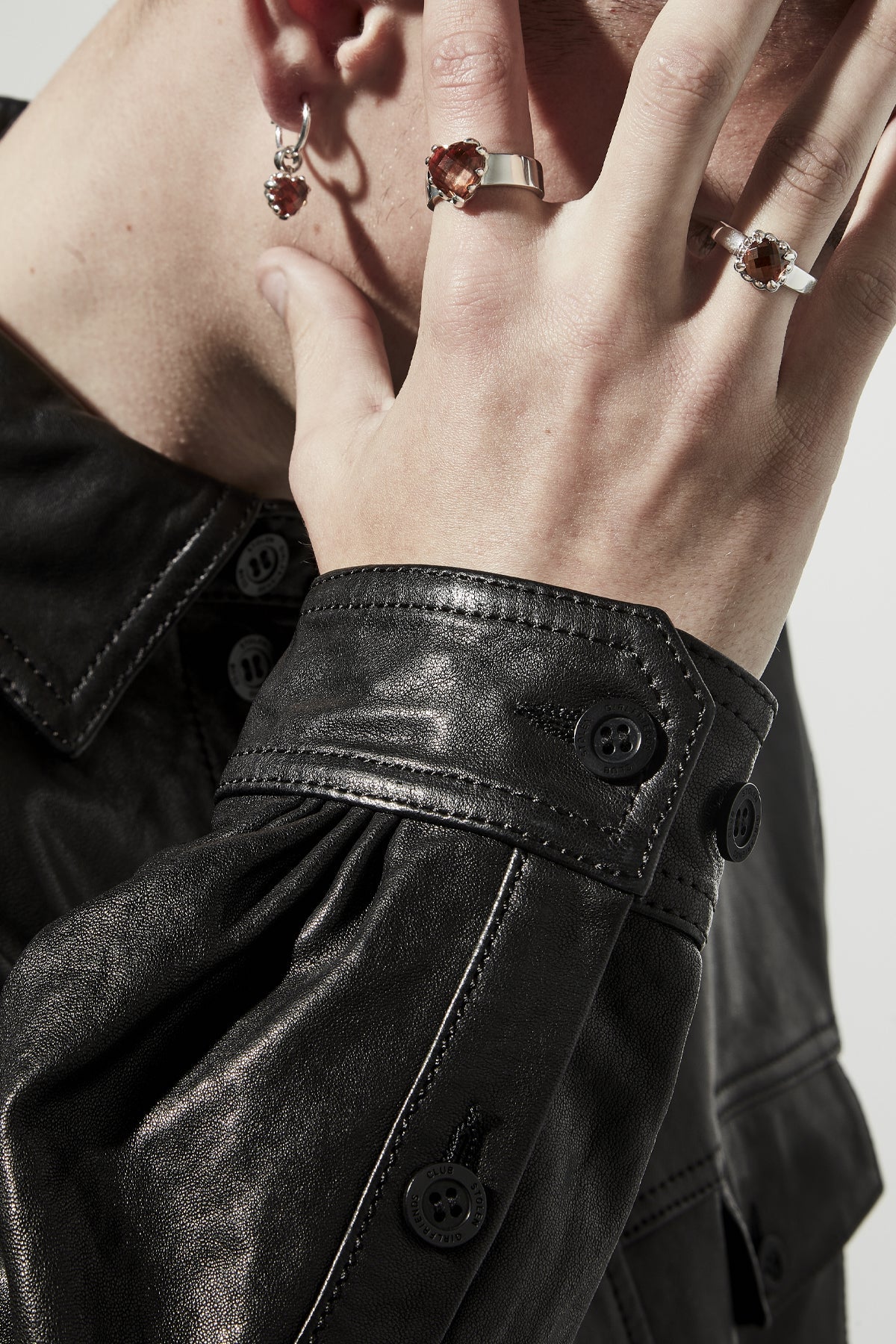 LOVE CLAW RING CITRINE