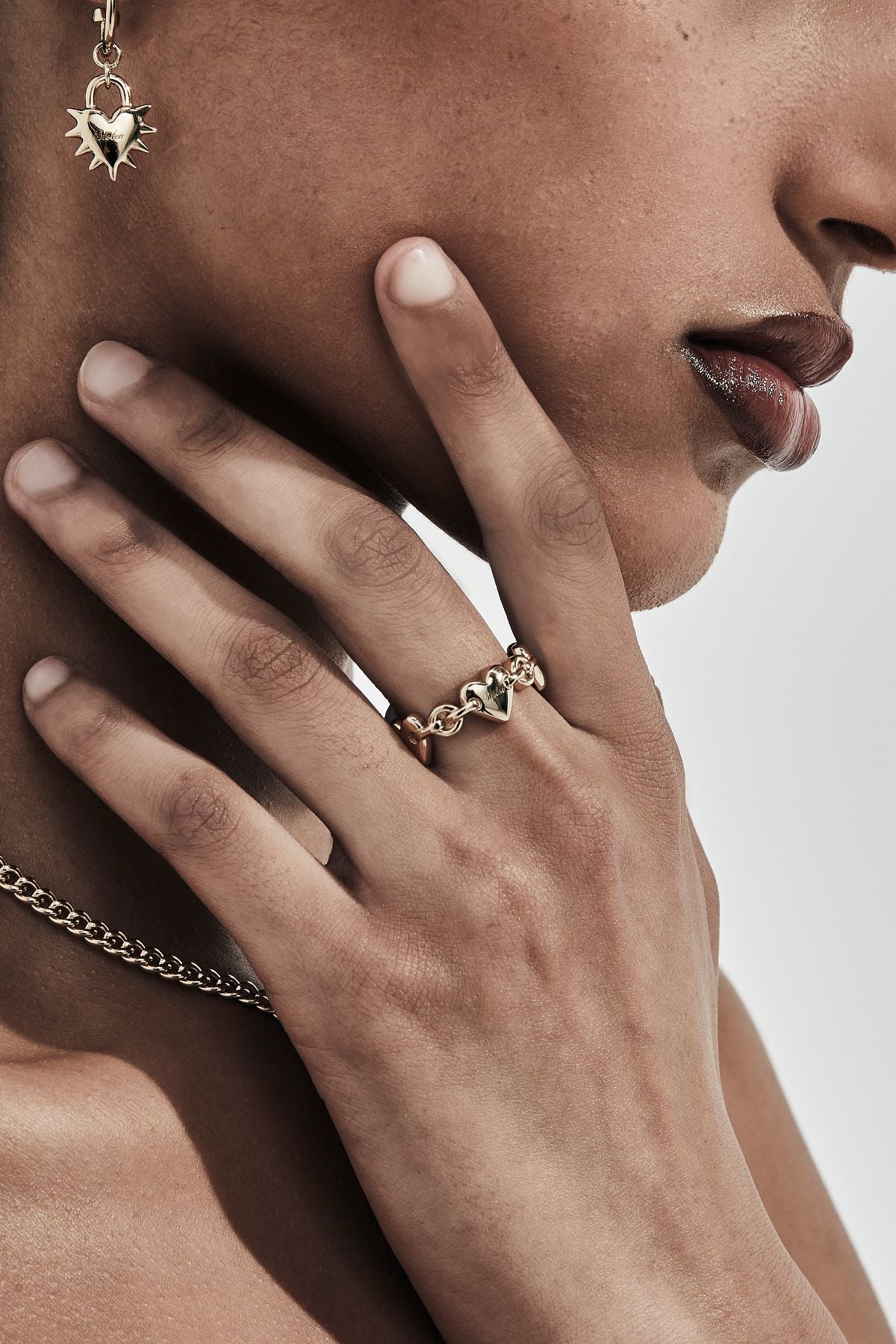 LOVE LOCKET ETERNITY RING