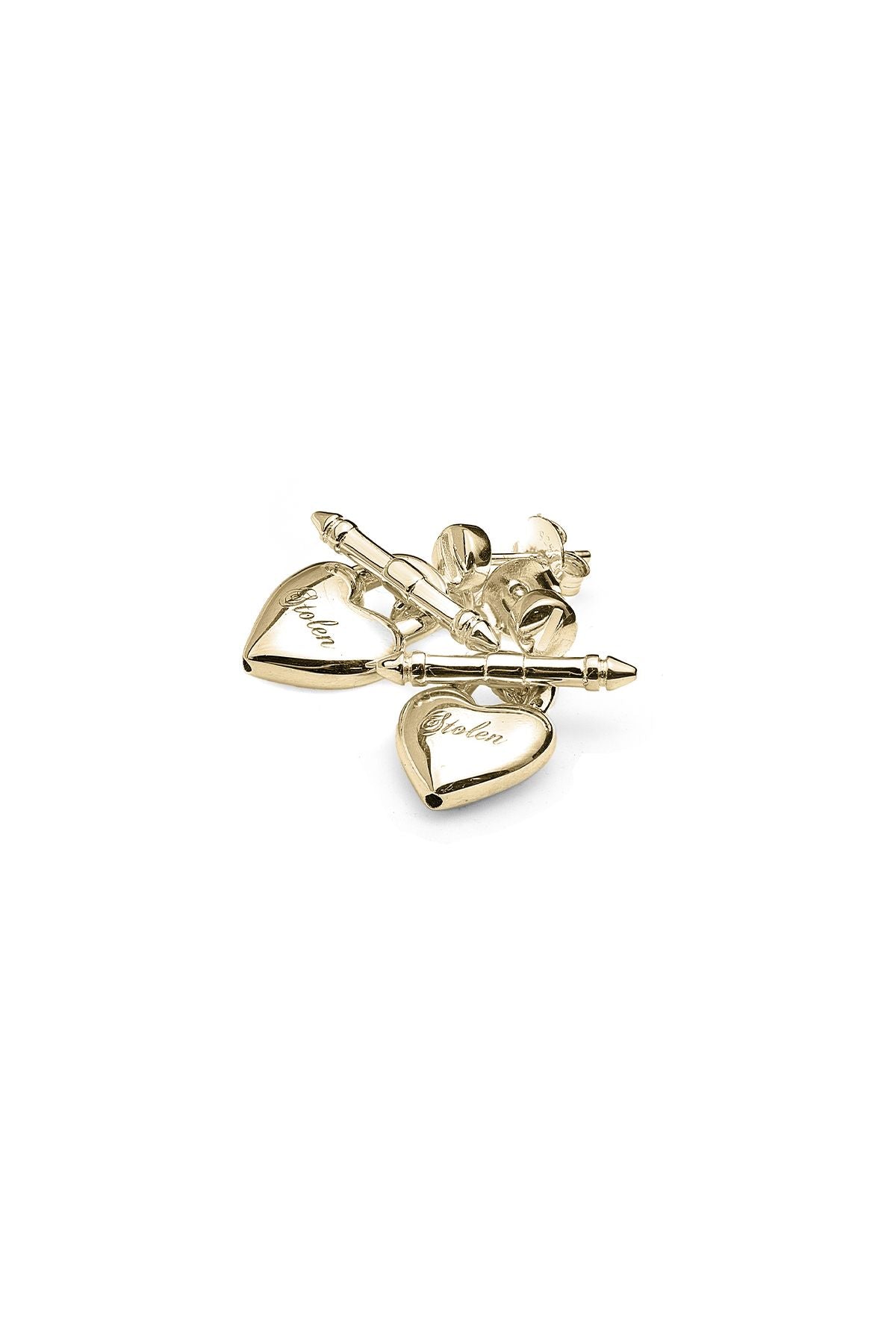 LOVE LOCKET FOB EARRINGS