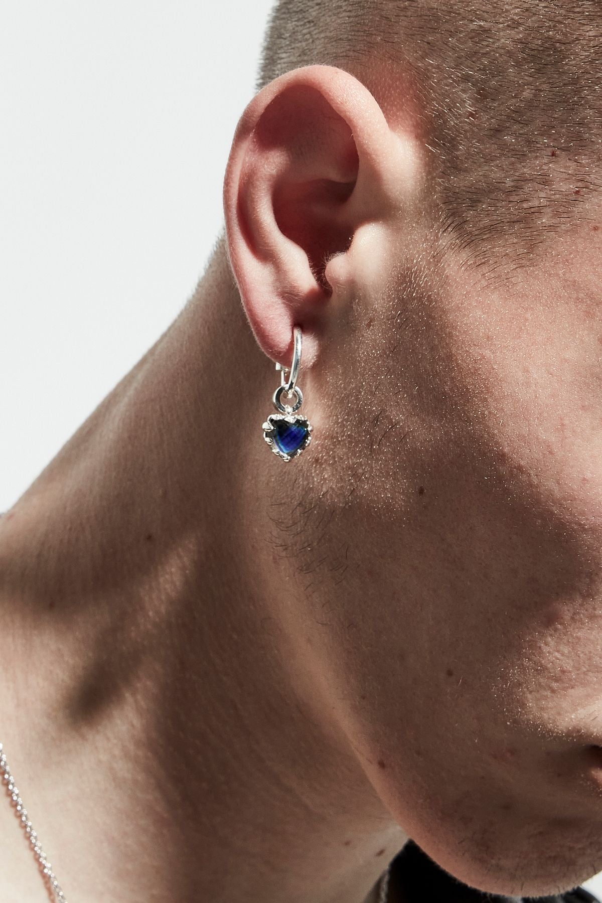 LOVE ANCHOR EARRINGS MOOD CRYSTAL