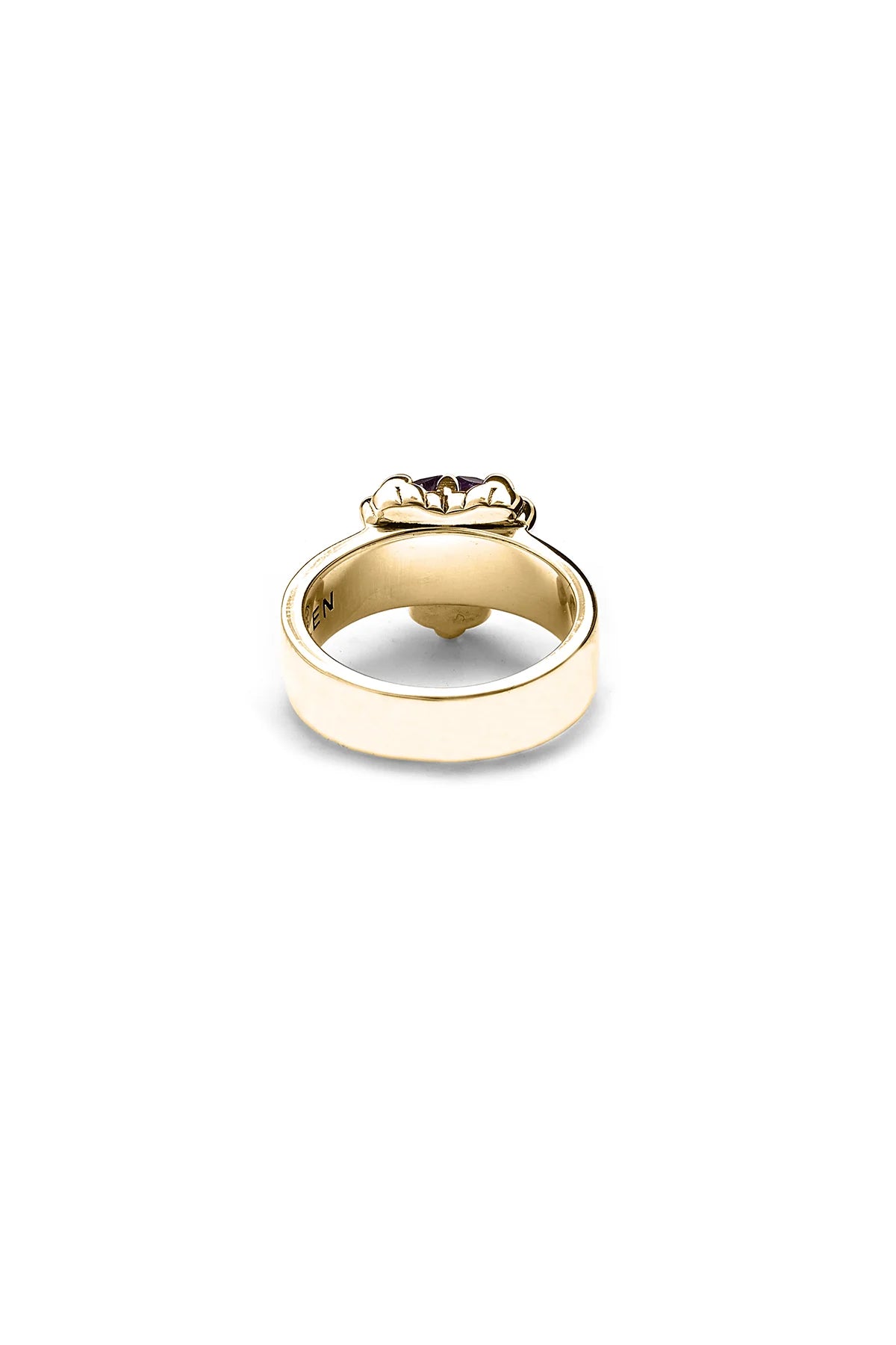 LOVE CLAW RING AMETHYST