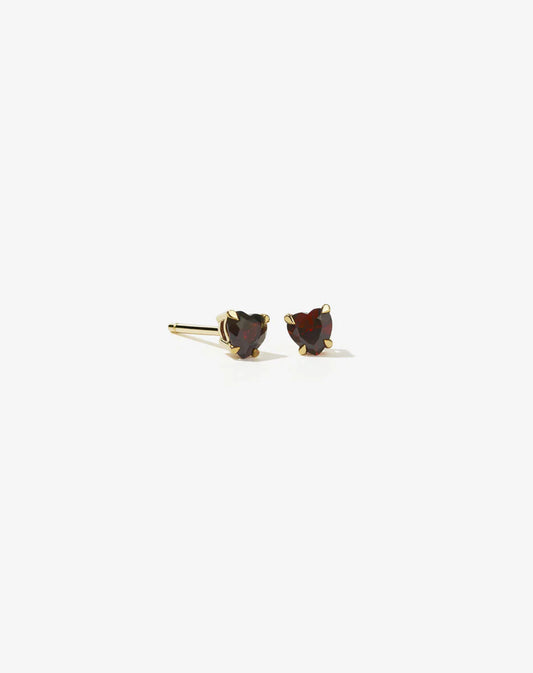 MICRO HEART JEWEL STUDS