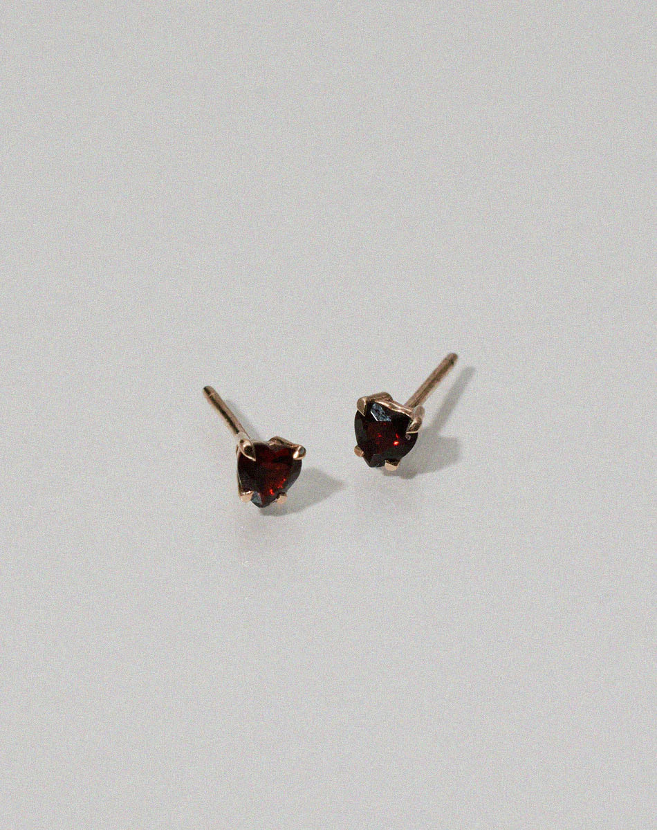 MICRO HEART JEWEL STUDS