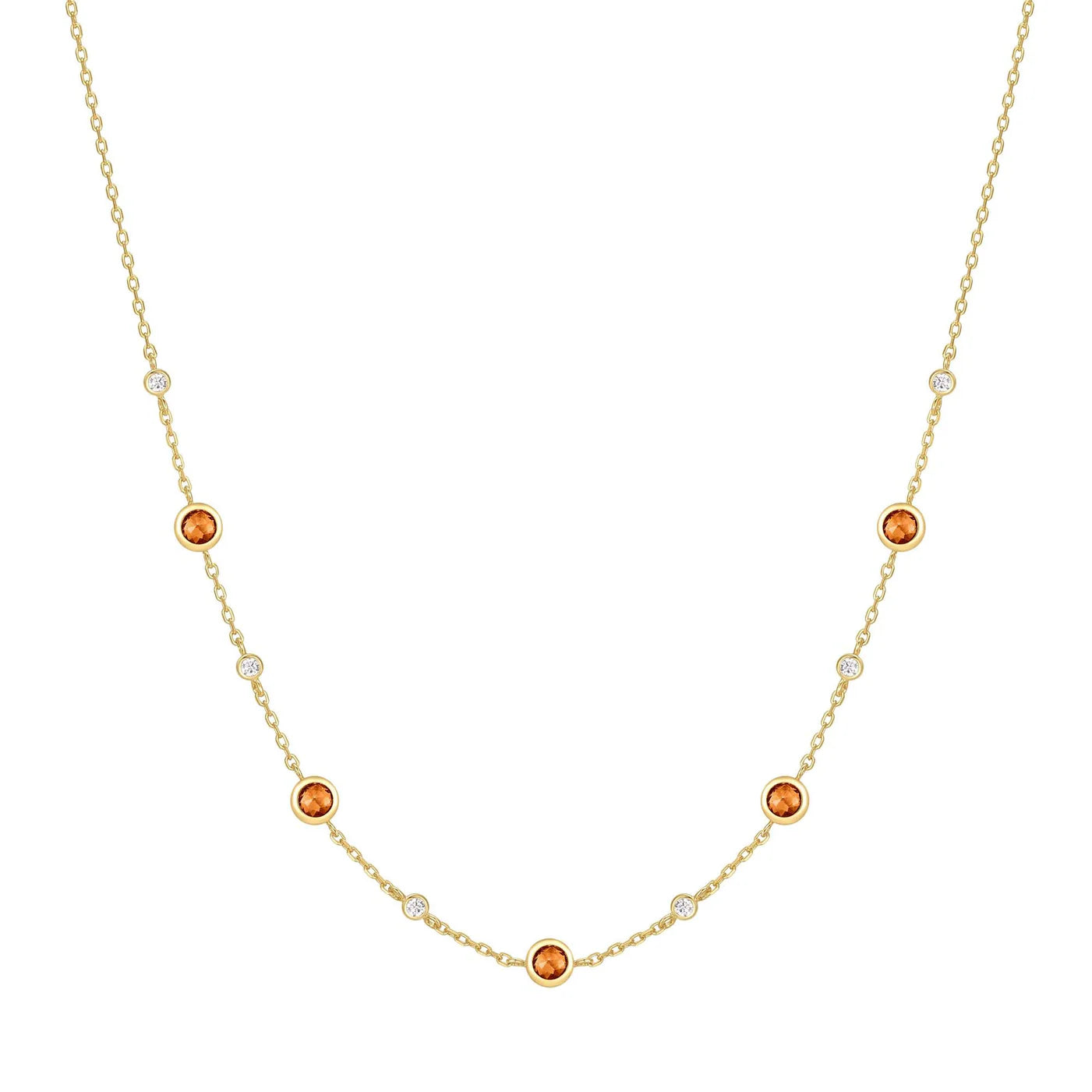 MELODIC NANO GOLD STATION NECKLACE