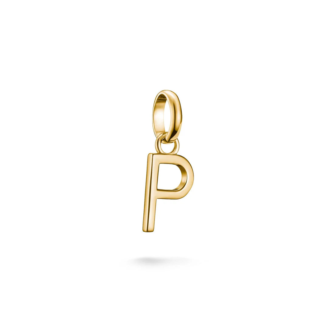 CONNECT LETTER 'P' CHARM