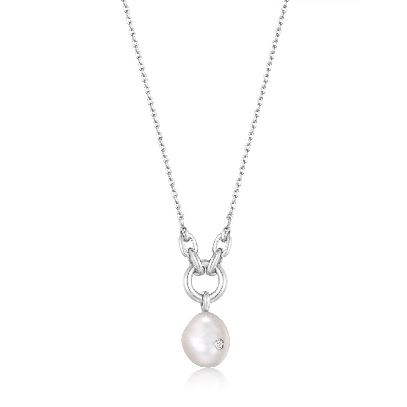 PEARL SPARKLE PENDANT NECKLACE