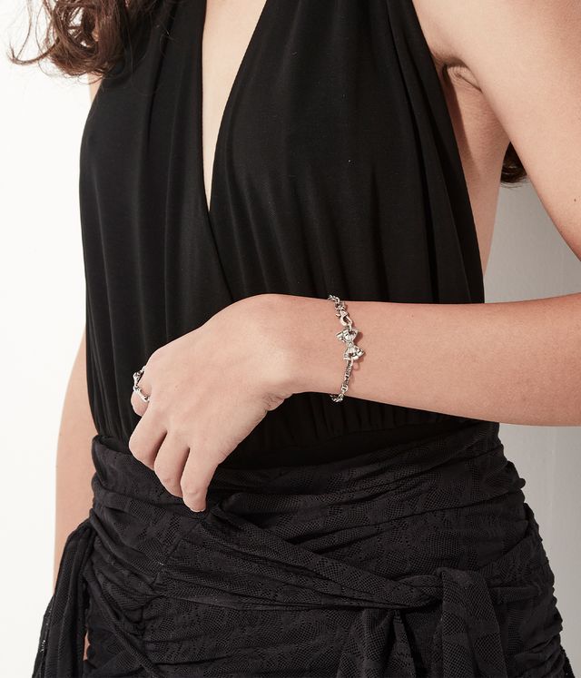 PIERCED BOW BRACELET