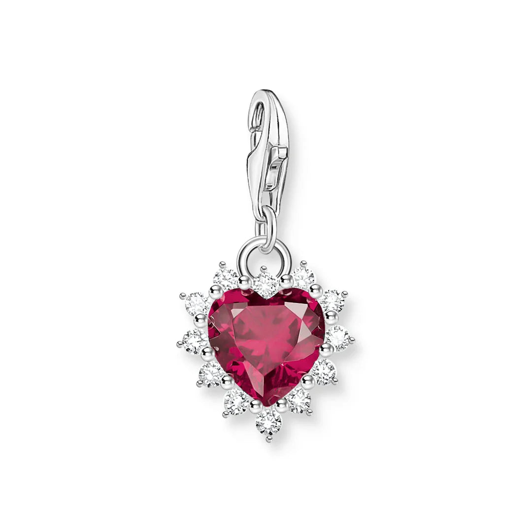 CHARM CLUB LAB GROWN RUBY HEART