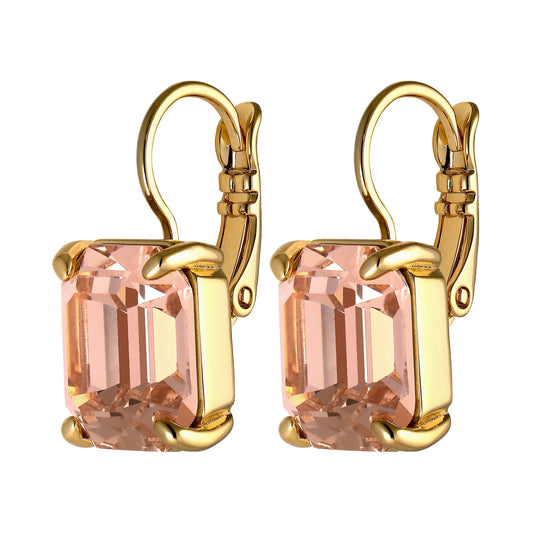 SEGIN SHINEY GOLD PEACH EARRINGS