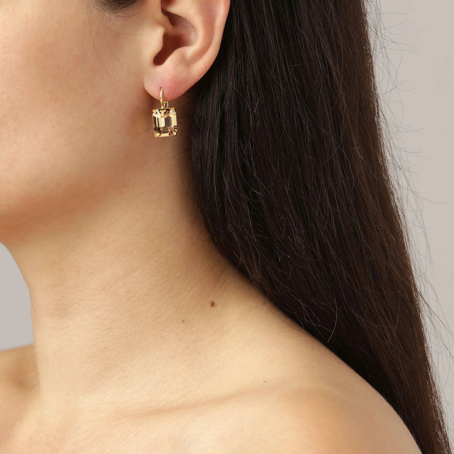 SEGIN SHINEY GOLD GOLDEN EARRINGS