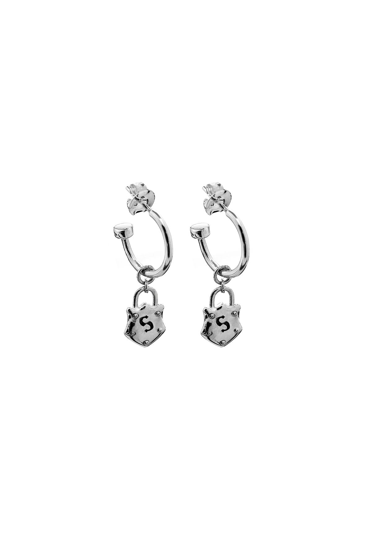 SHIELD ANCHOR EARRINGS