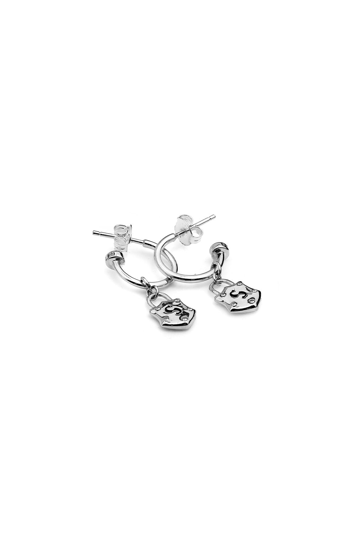 SHIELD ANCHOR EARRINGS