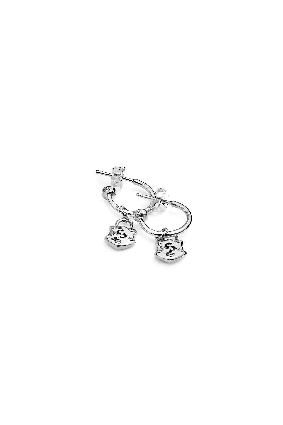 SHIELD ANCHOR EARRINGS