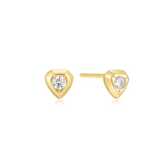 TRAILBLAZER SHIELD STUD EARRINGS