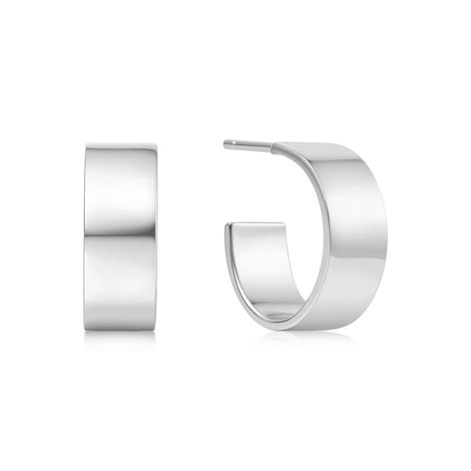 VOGUE FLAT MEDIUM HOOPS