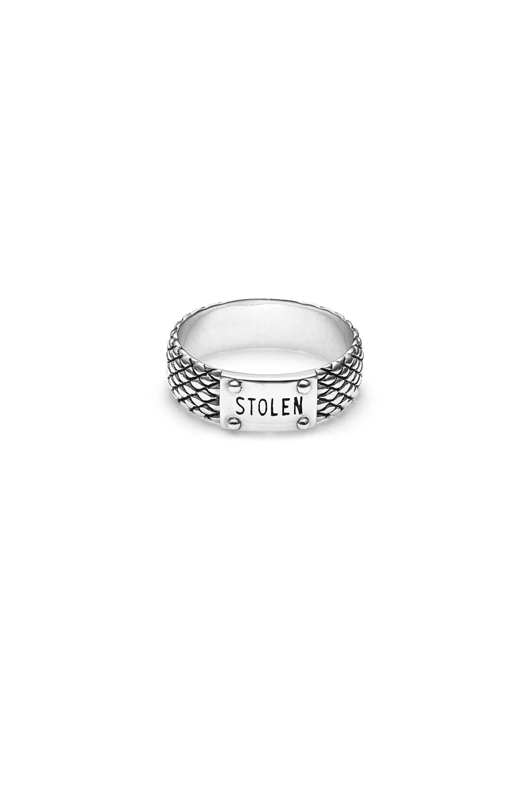SNAKE BAND RING SLIM