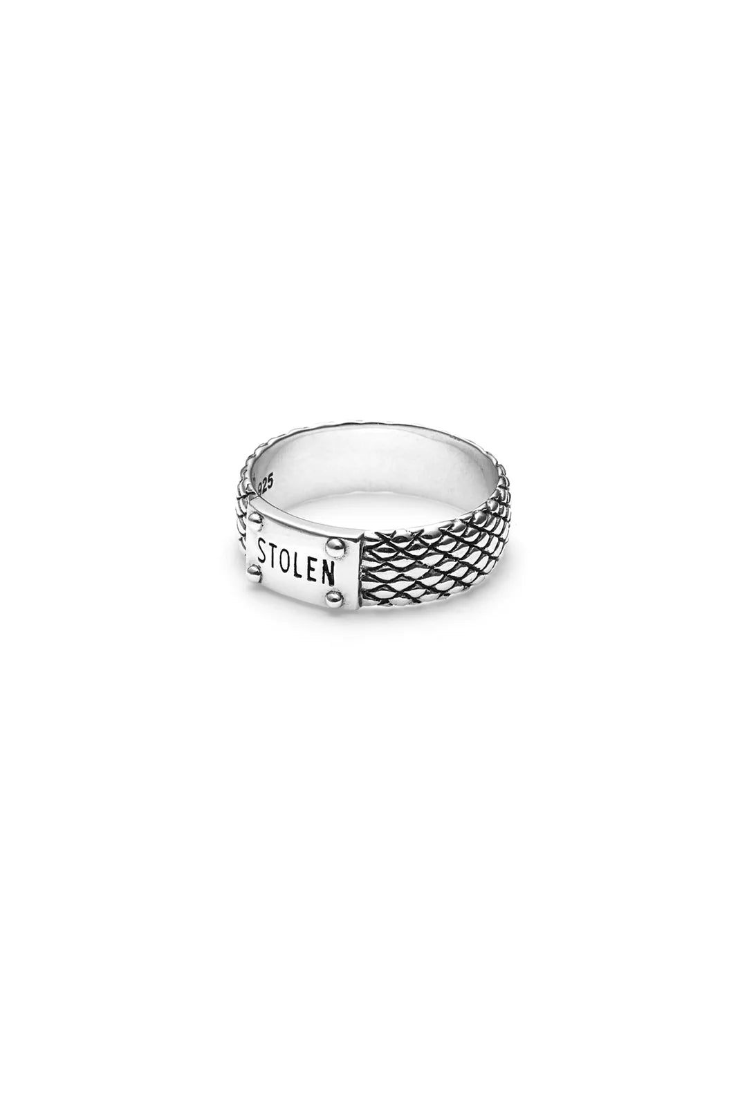 SNAKE BAND RING SLIM